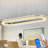 Modern Kitchen Island Chandelier With Dimmable Led Oval Track Design, Featuring A Silver Gray Aluminum Bar, Suitable For Dining Room, Kitchen, Breakfast Area, And Living Room Lighting.