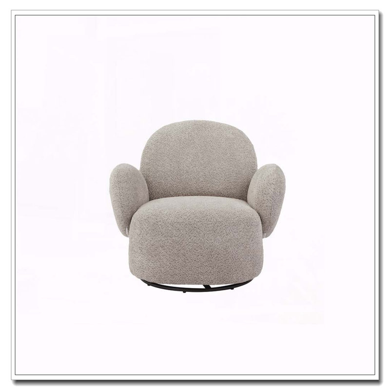 Fauteuil pivotant d'appoint, Gris