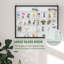 Vitrine à 5 niveaux, vitrine en verre avec 2 portes et tablettes réglables