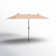 Aletse 156'' x 78'' Rectangular Market Umbrella