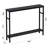 2-Tier Long Skinny Table,Black-1248027259