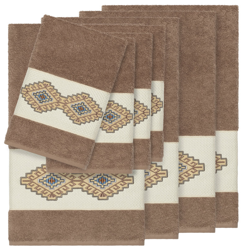 Ensemble de serviettes 8 pièces Gianna, Latte