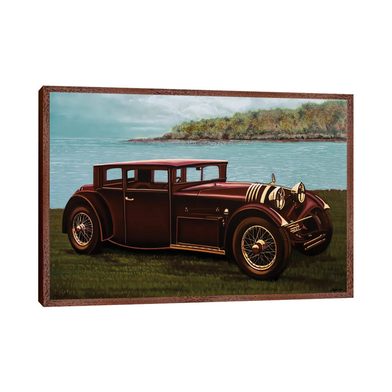 Voisin C20 Mylord Demi-Berline 1931 by Paul Meijering - Floater Frame Print on Canvas