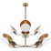 Thomas O'Brien Osiris Large Reflector Chandelier