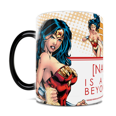 Personalized Wonder Woman DC Comics Justice League Morphing Mugs Heat-Changing Drinkware - 11oz
