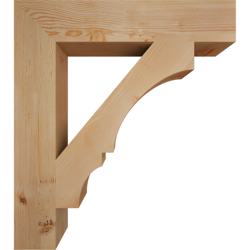 Support de bloc Balboa, Sapin de Douglas lisse, L 5 1/2 po x P 32 po x H 36 po