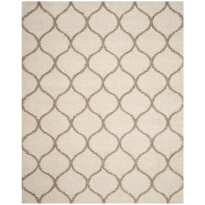 Tate Hudson Shag Performance Geometric Rug