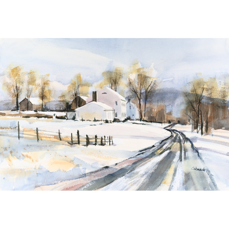 Snowed In by Stephen Calcasola - Wrapped Canvas Print, 30cm H x 46cm W x 3.8cm D