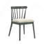 Ensemble de 2 chaises de salle à manger de style campagnard, facile à assembler-1706969984