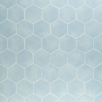 Carreau de mur et de plancher en porcelaine hexagonale 8 po GeoHex (9,03 pieds carrés / caisse)