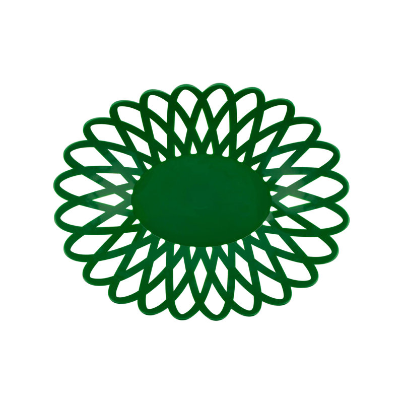 G.E.T. Plastic Oval Serving Basket - PP, Rainforest Green