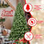 Arbre de Noël en PVC pré-éclairé avec 400 lumières UL-940685802