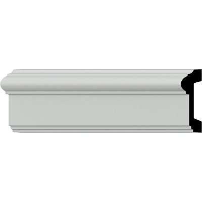 Endurathane Edwards Casing, 3 3/4"H x 1 1/4"P x 94 1/2"L, Factory Primed