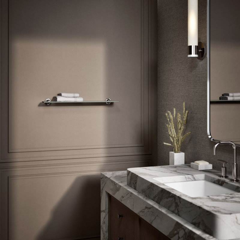 Tablette murale Purist®, Argent