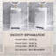 Meuble-lavabo autoportant blanc de 20 po avec lavabo en céramique, avec porte à fermeture en douceur et lavabo en céramique bombé-326492492