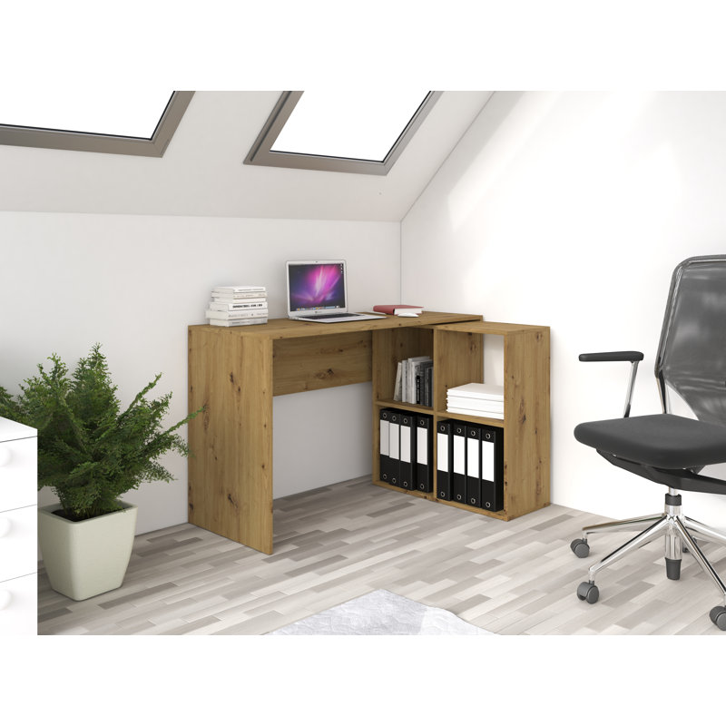 Benay Computer Desk, Artisan Oak