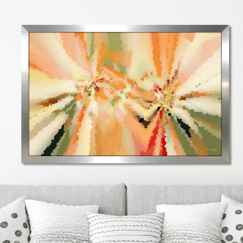 «Autumn Patience», reproduction d'art sur toile encadrée, H 27,5 po x l 39,5 po x P 0,75 po, Encadrement argenté