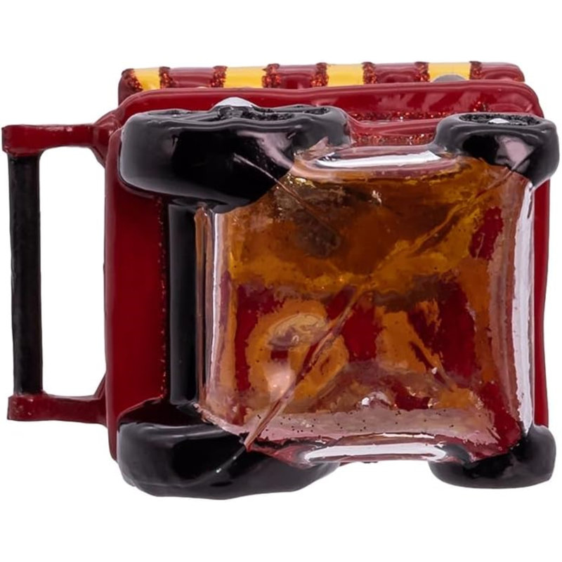 Kurt Adler Noble Gems Glass Christmas Ornament, Hot Dog Cart