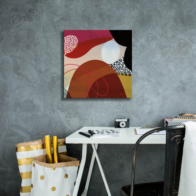  «Variété 8» par Cheryl Warrick, art mural sur toile, 18 po x 18 po