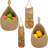 Yellow Hemp Basket For Kitchen Use