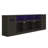 95" Farmhouse Tv Stand For Tvs Up To 100 Inch With Power Outlets, Large Media Console With Led Lights For Living Room-1744992671