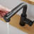 Versatile Black Kitchen Faucet with Pull-Out Sprayer for Modern and Efficient Bar or Prep Areas