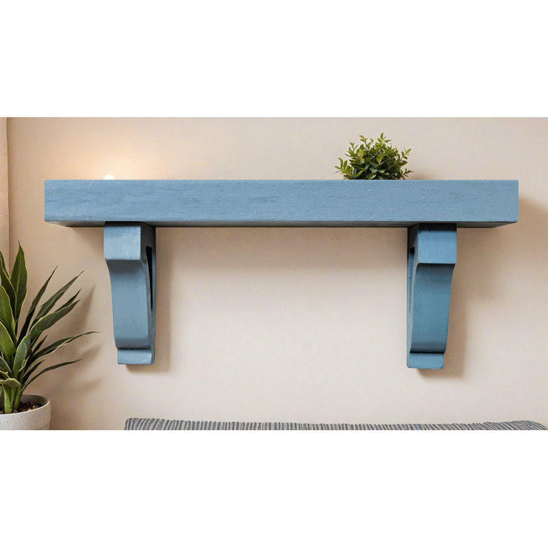 Rayne 2" Shelves/W Corbels, 9" H x 32" W x 6" D