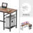 L-Shaped Metal Base Computer Desk-130295794