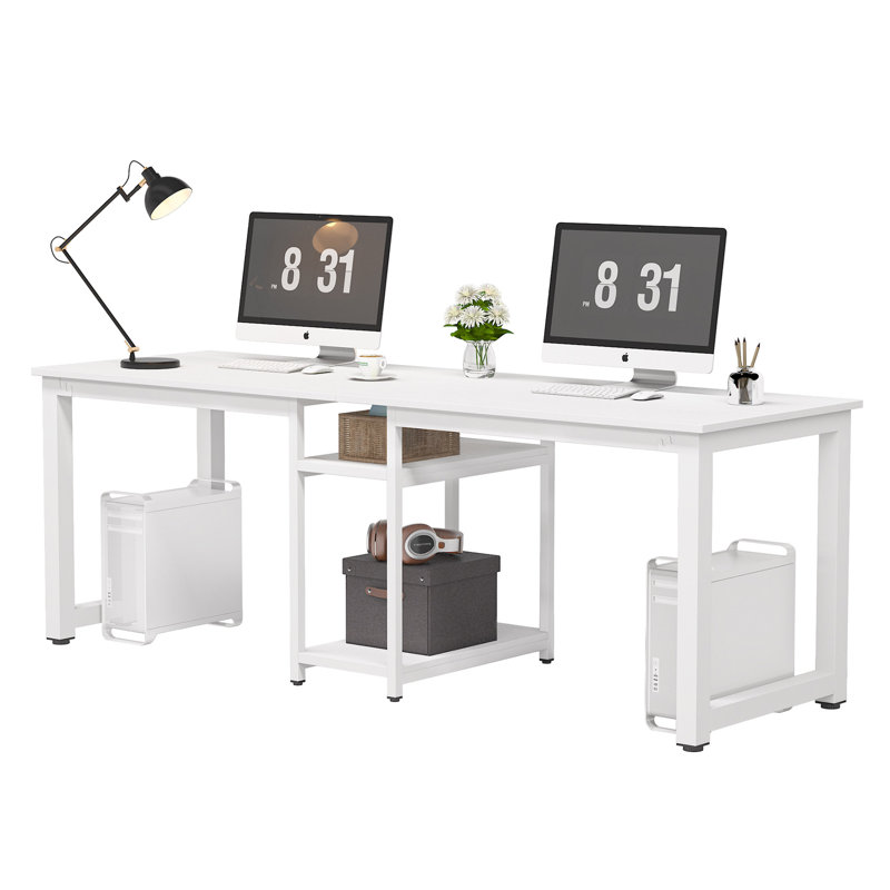 Metal Base Computer Desk