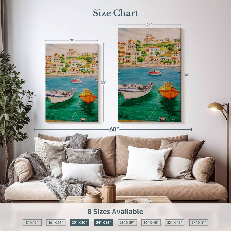 Gillard Vertical Coastal, 36" H x 24" W