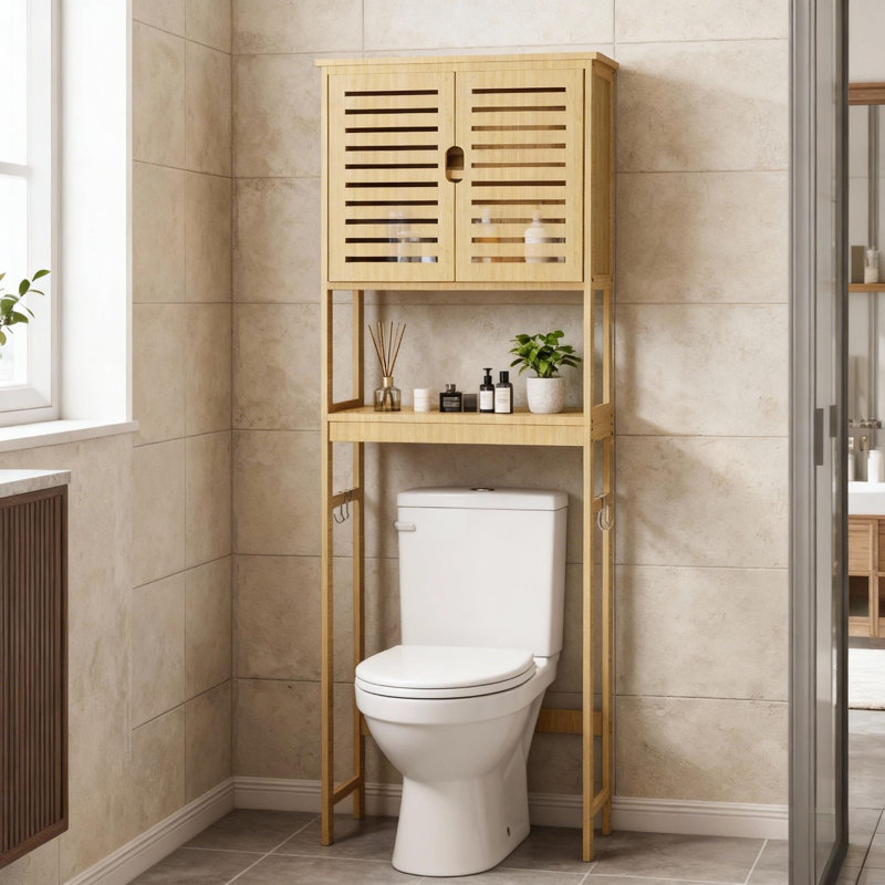 Ellory Bamboo Freestanding Over The Toilet Storage