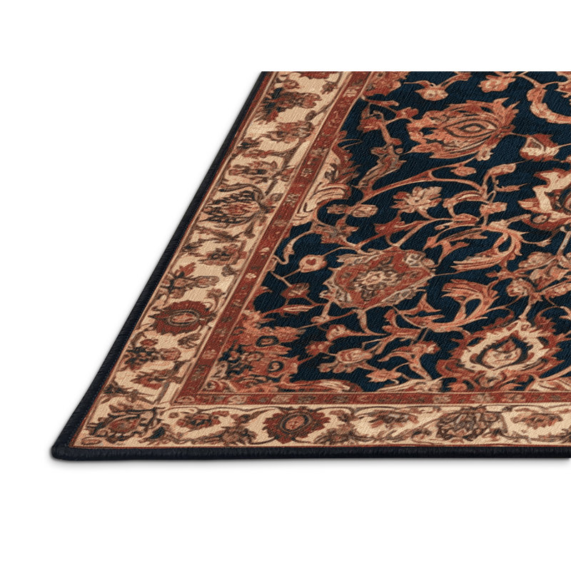 Tapis brun lavable à la machine, Rectangulaire 2 pi x 3 pi