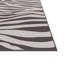 Tapis brun et gris en viscose