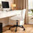 Armless Swivel Office Chair With U-Curve Ergonomic Seat And Silent Wheels-850631034