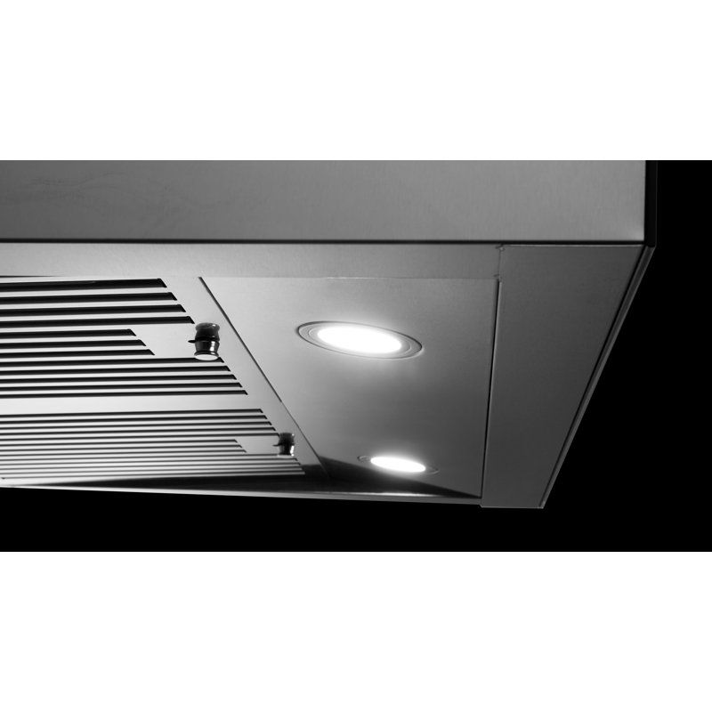 Hotte sous un meuble à conduit 29,75 "800 CFM en acier inoxydable