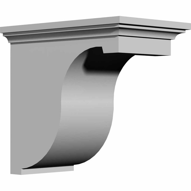 Support / corbeau en uréthane H 12 po x l 6,875 po x P 12 po Legacy