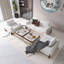 Ensemble de canapé moderne 74,2 "avec causeuse et deux fauteuils-1243878183