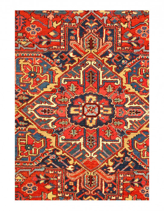 Persian Antique Serapi 8'8'' X 11'4''