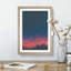 Shooting Star over Mexico in Abstract - Picture Frame Graphic Art Print-55764539-55764540