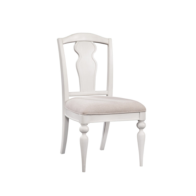Deborra Dining Splat Back Side Chair - Set of 2 - Dove White
