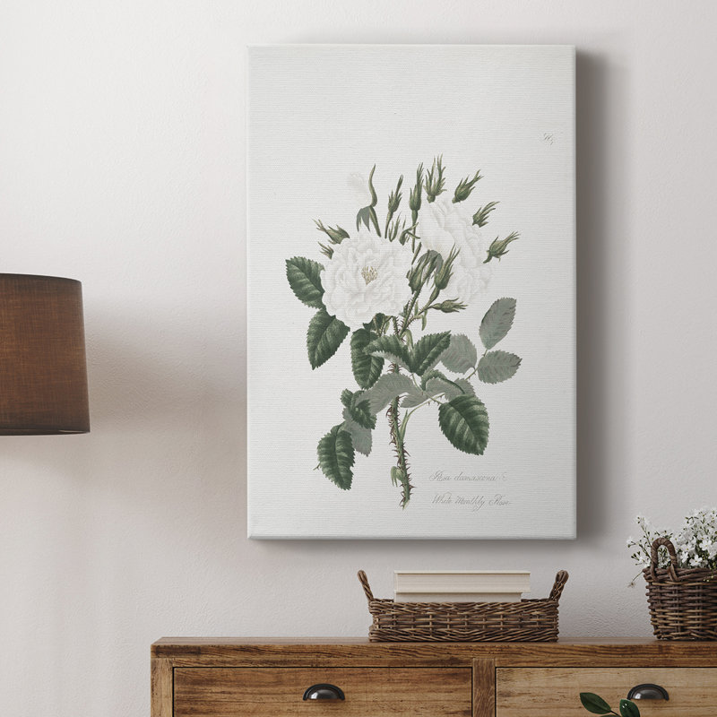 Imprimé floral rétro CCxx - galerie Cavas, H 36 po x l 24 po