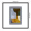 «Chalks and Shapes 8» par Mareike Bohmer, impression sur bois encadrée-580265853