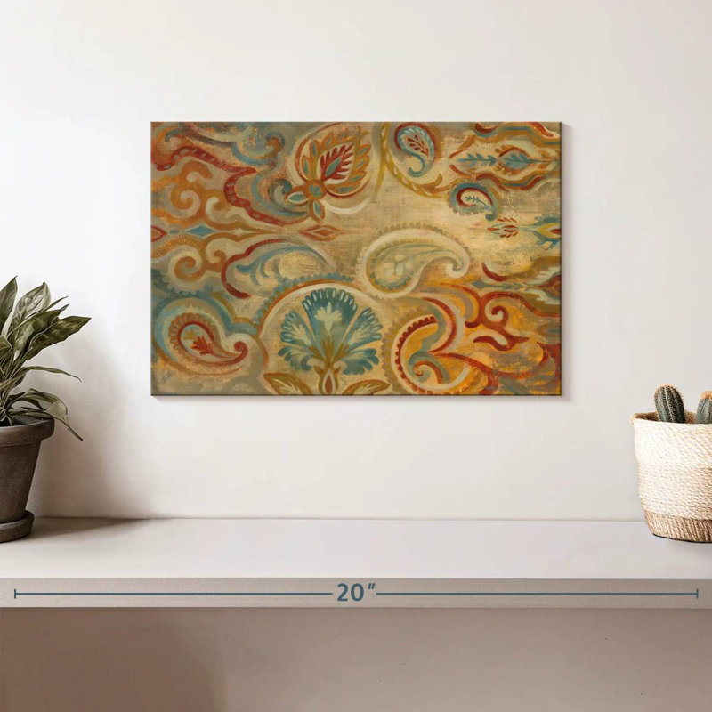 Kerner Antique Paisley, 8" H x 12" W