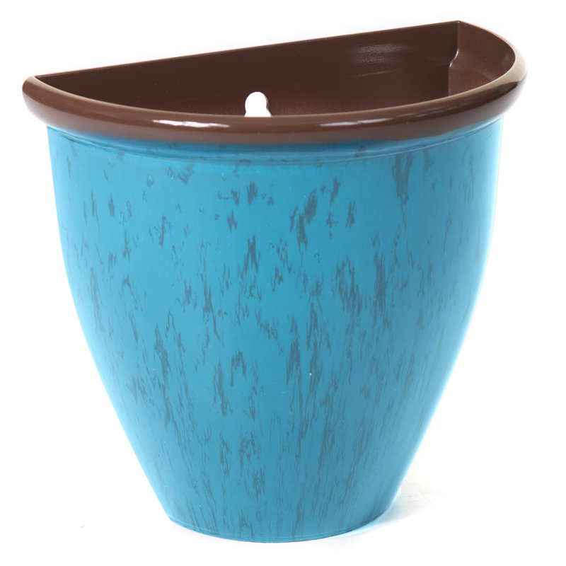 Magdalena Wall Planter, Aqua