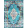 Tapis turquoise Haliyah