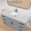 48 po X P 22 po Dessus de meuble-lavabo rectangulaire en pierre D