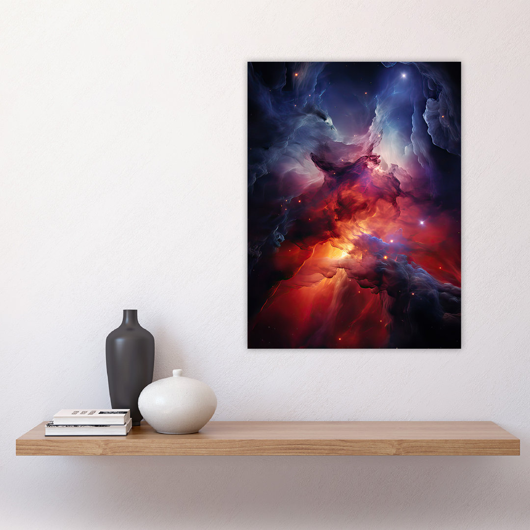 Wall Art Print Space Nebula Cosmic Landscape Clouds Poster Picture
