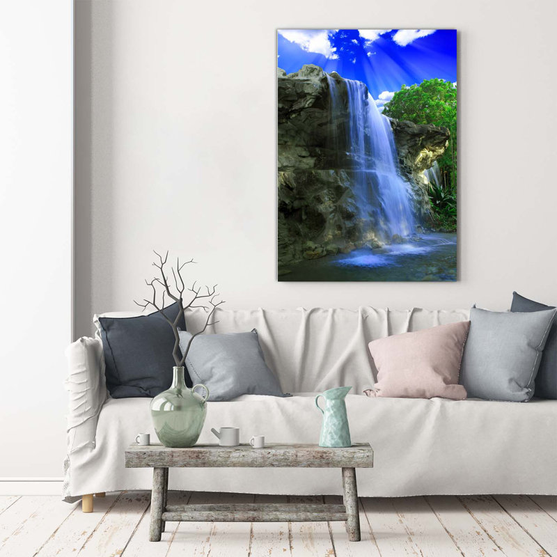 Waterfall - Wrapped Canvas Print