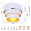 Luminaire suspendu tambour 1 lumière Daivon-86883340