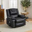 Fauteuil inclinable chauffant et massant télécommandé-74429626